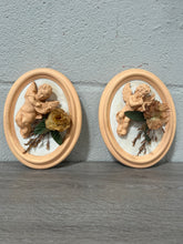Load image into Gallery viewer, twin floral angles ornaments
