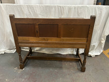 Load image into Gallery viewer, vintage old charm oak telephone table

