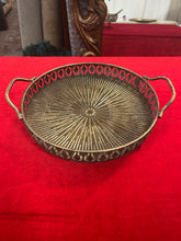 Load image into Gallery viewer, Brass serving tray
