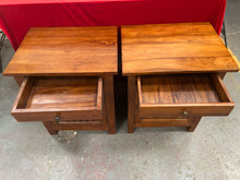 Load image into Gallery viewer, Ganga Latic Jali Sheesham wood bediside tables
