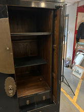 Load image into Gallery viewer, Chinese black lacquer marriage/wedding cabinet
