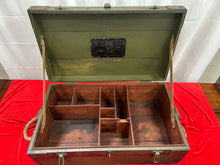 Load image into Gallery viewer, Antique-style wooden trunk
