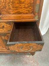 Load image into Gallery viewer, vintage armoire chest cabinet
