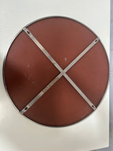 Load image into Gallery viewer, Large grey circular mirror
