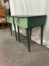 Load image into Gallery viewer, Vintage style bedside tables
