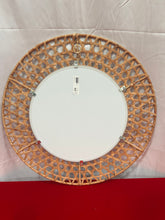 Load image into Gallery viewer, Wicker framed mirror

