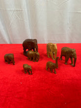 Load image into Gallery viewer, Bundle of wooden elephant statues
