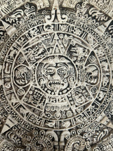 Load image into Gallery viewer, Aztec Mayan calenda stone wall plaque
