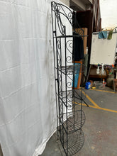 Load image into Gallery viewer, 4 tier iron corner plant stand
