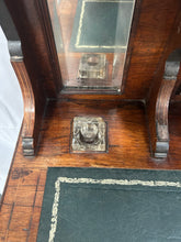 Load image into Gallery viewer, Antique ladies inlaid laddies mahogany writing desk
