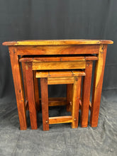 Load image into Gallery viewer, Solid wood nest of tables
