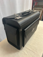 Load image into Gallery viewer, Faux leather/vinyl finish executive pilot case
