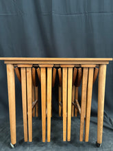 Load image into Gallery viewer, Vintage Danish teak mid century nest of tables
