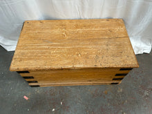 Load image into Gallery viewer, Medium rustic wooden trunk
