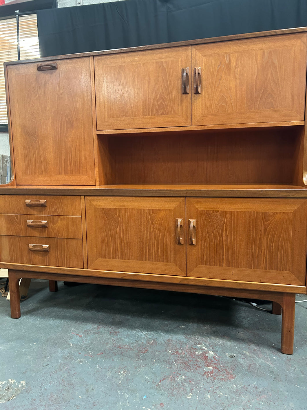 G-Plan Sierra High board Display Case