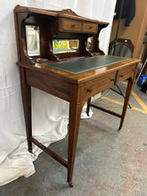 Load image into Gallery viewer, Antique ladies inlaid laddies mahogany writing desk
